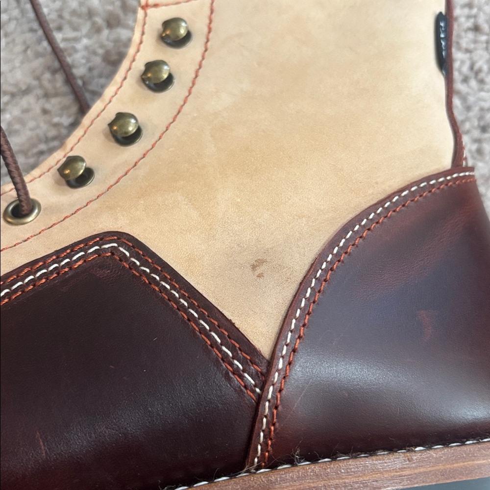 Taft cherry/cream boots - Picture 4 of 7